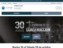 Tablet Screenshot of expocihac.com